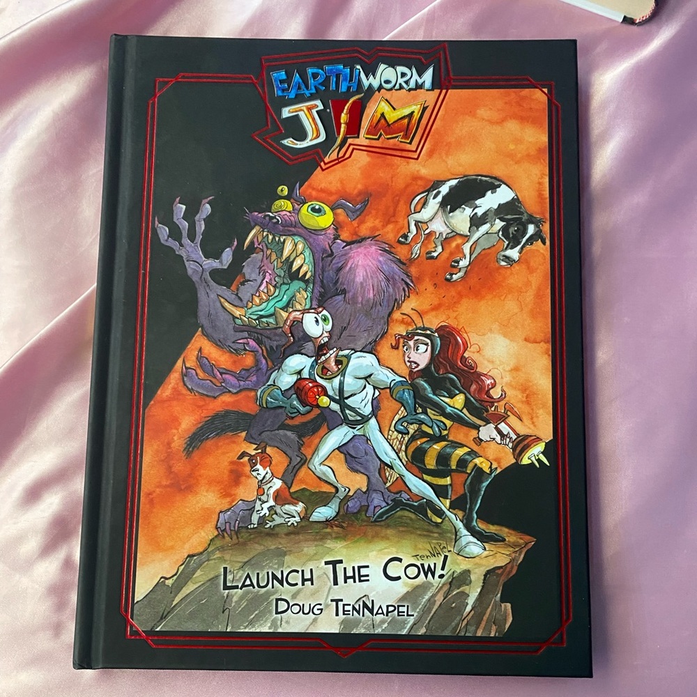 Esther worm Jim signed copy of comic book